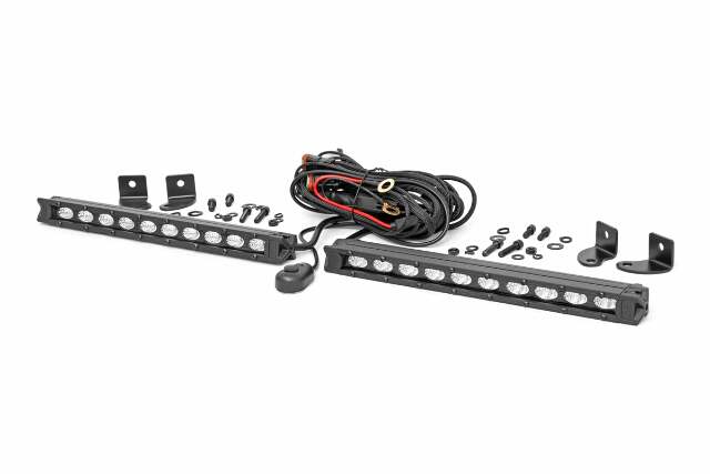 10-Inch Slimline Cree LED Light Bars (Pair Black Series) 70410ABL