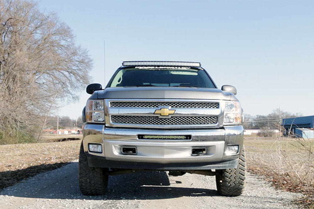 Rough Country Chevrolet 20-inch Single Row Light Bar Bumper Mount (No Light) 70523