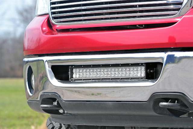 Ford 20-Inch LED Light Bar Hidden Bumper Mounts 06-08 F-150 -5