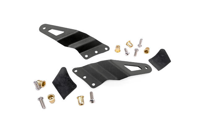 GM 54" Curved LED Light Bar Upper Windshield Mounts 99-06 PU/SUV -4