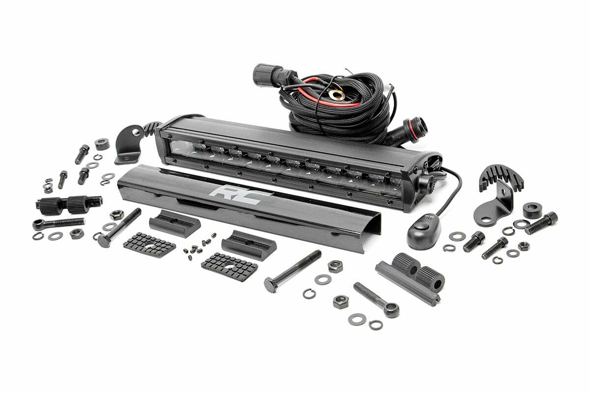 Rough Country 12-inch Cree LED Light Bar-Single Row Black Series 70712BL