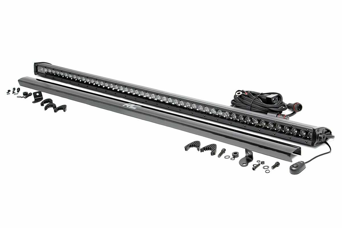 Rough Country 50-inch Straight Cree LED Light Bar-Single Row Black Series 70750BL