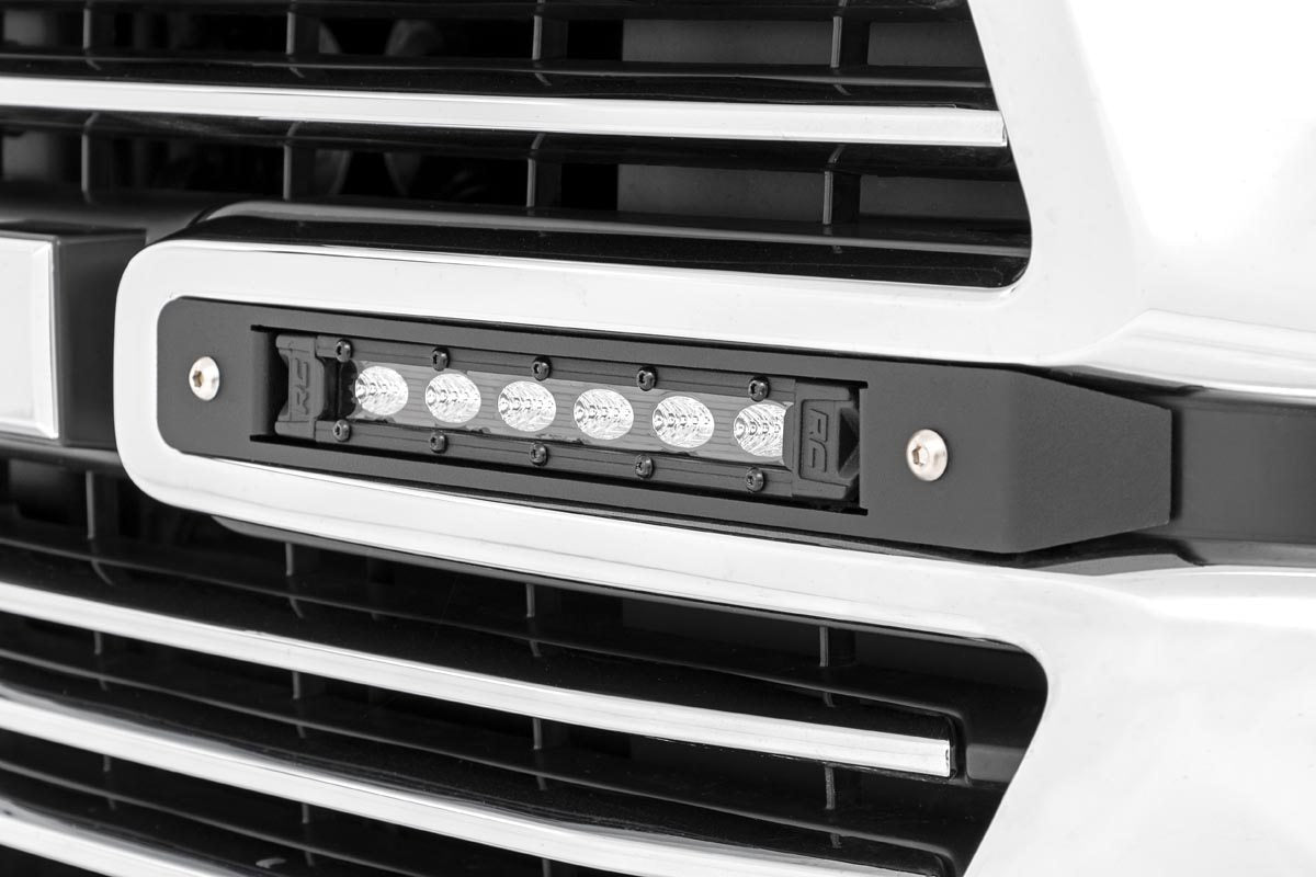 Rough Country Dodge Dual 6in LED Grille Kit Black Series 19-24 RAM 1500 70783