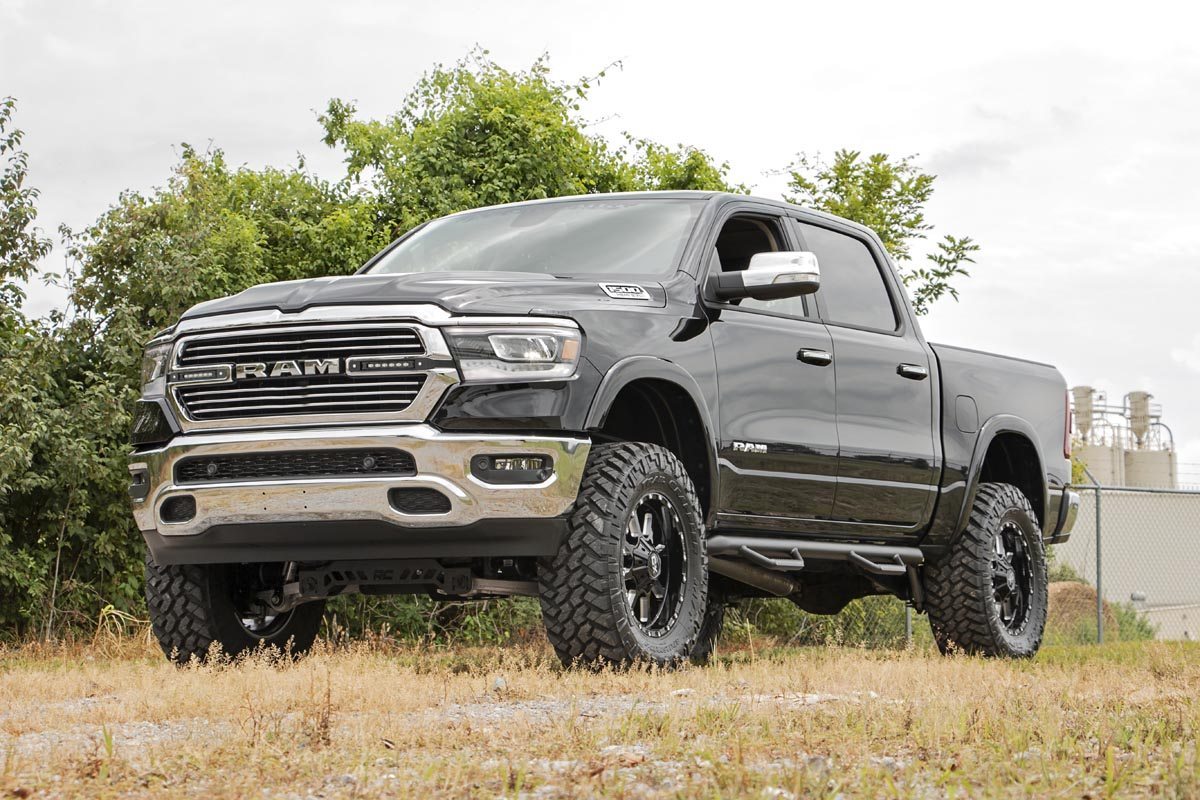 Rough Country Dodge Dual 6in LED Grille Kit Black Series 19-24 RAM 1500 70783