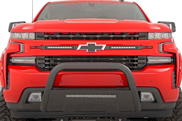 Chevy Dual 10in LED Grille Kit Black Series 19-22 Silverado 1500