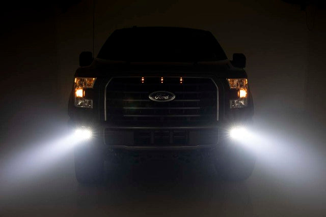 Ford LED Fog Light Kit Black Series w/ Spot Beam 15-17 F-150 70832