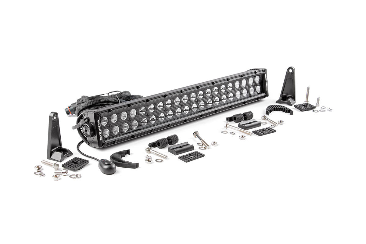 Rough Country 20-inch Cree LED Light Bar-Dual Row Black Series 70920BL