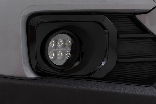 LED Fog Lights Black Series 3.5" Amber DRL Toyota Tacoma 16-22 -2
