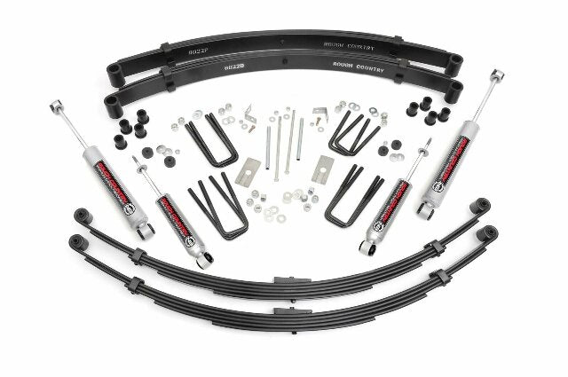 Rough Country 3 Inch Lift Kit Rear Springs For Toyota Truck 4wd 1984-1985 71530