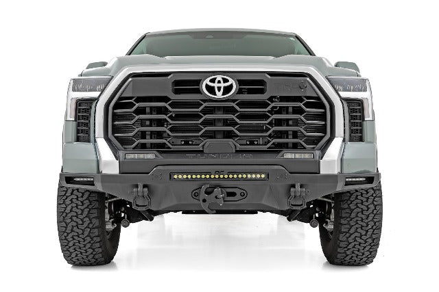 Hybrid Front Bumper 12000S Blk LED w/ Amber DRL Tundra 22-24 72009