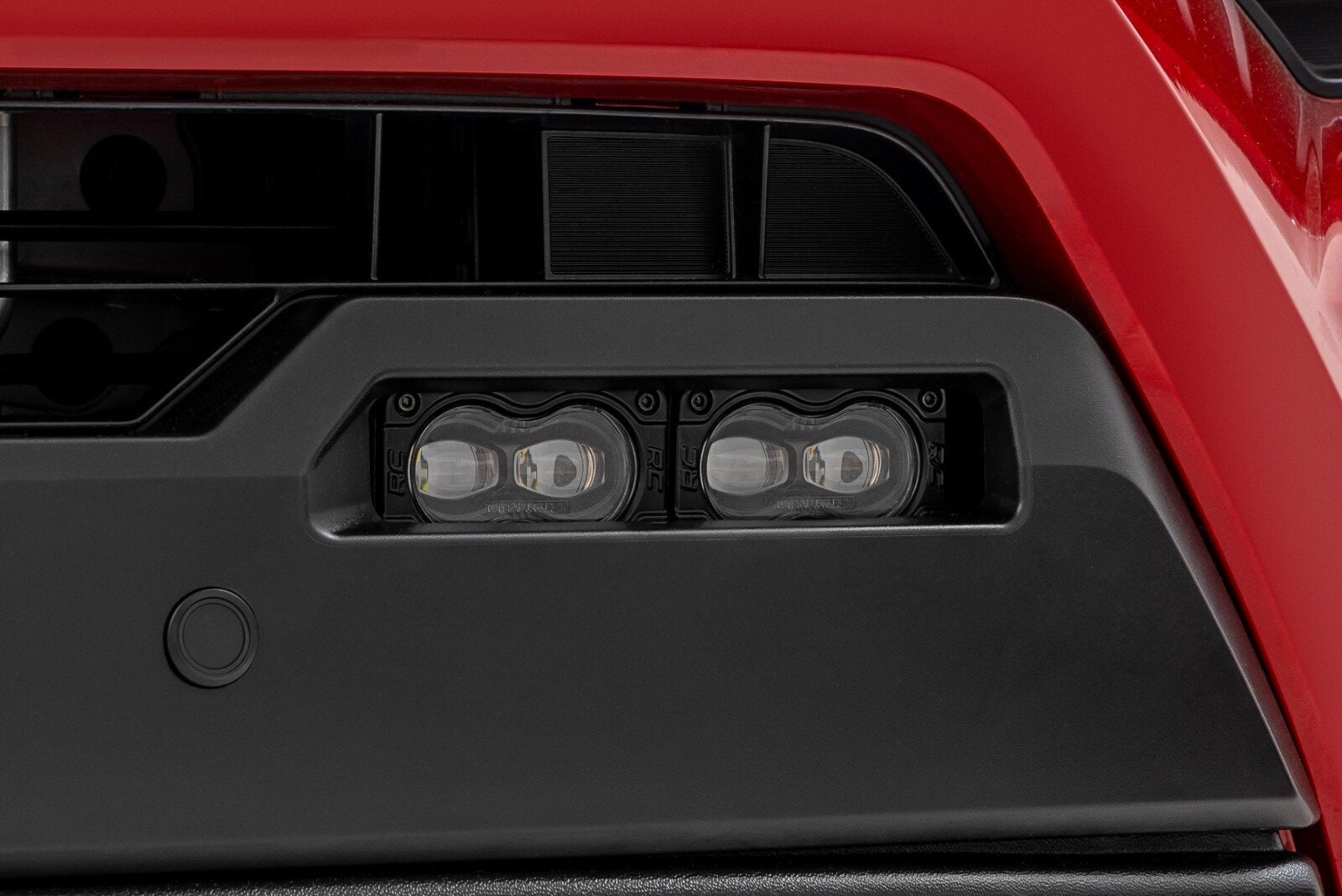 Rough Country LED Fog Lights 3x1.75" Black Series Slim for Toyota Tacoma 24-26 72119