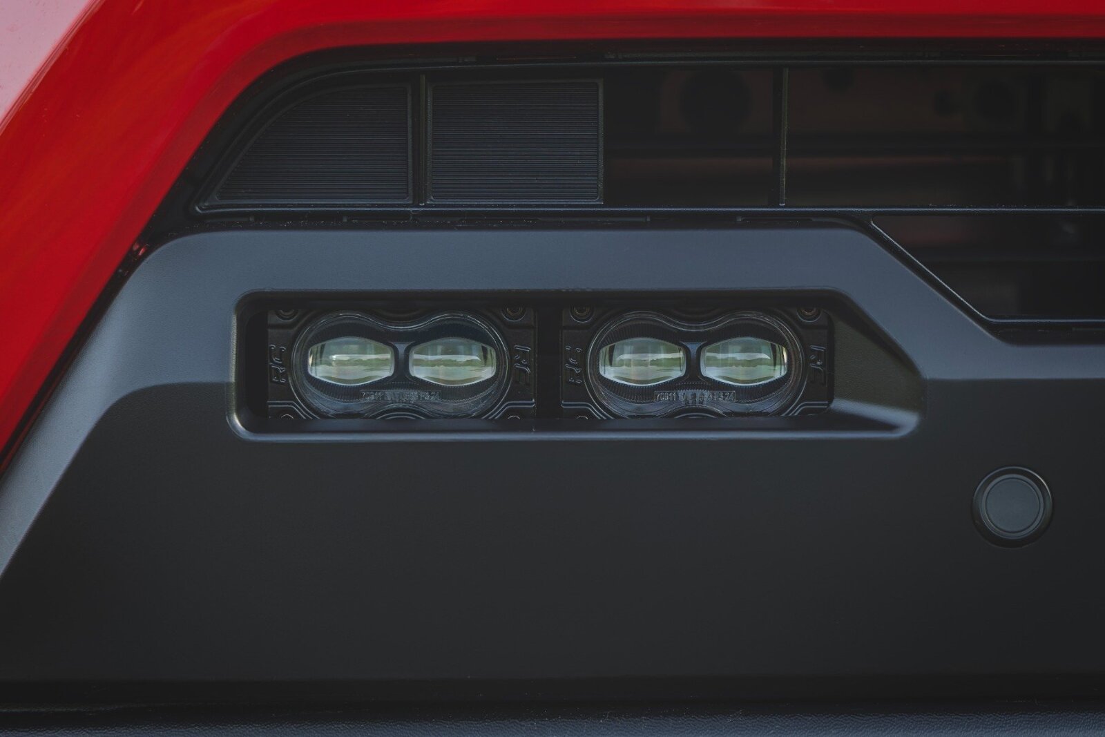 Rough Country LED Fog Lights 3x1.75" Black Series Slim for Toyota Tacoma 24-26 72119
