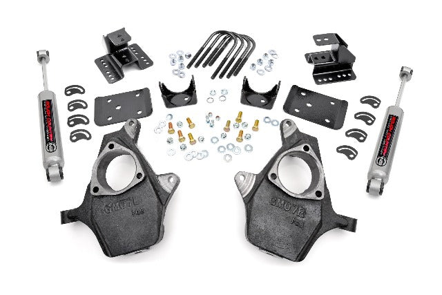 Rough Country 2in/4in GM Lowering Kit 07-14 1500 PU 2WD 721.20