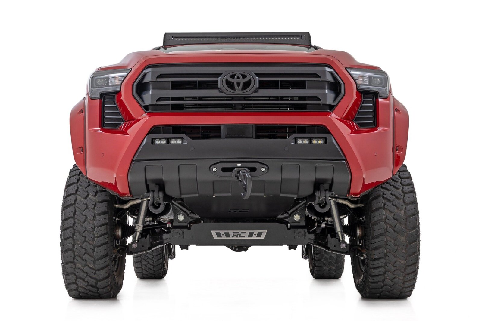 Rough Country LED Fog Lights 3x1.75" Black Series Yellow for Toyota Tacoma 24-26 72120