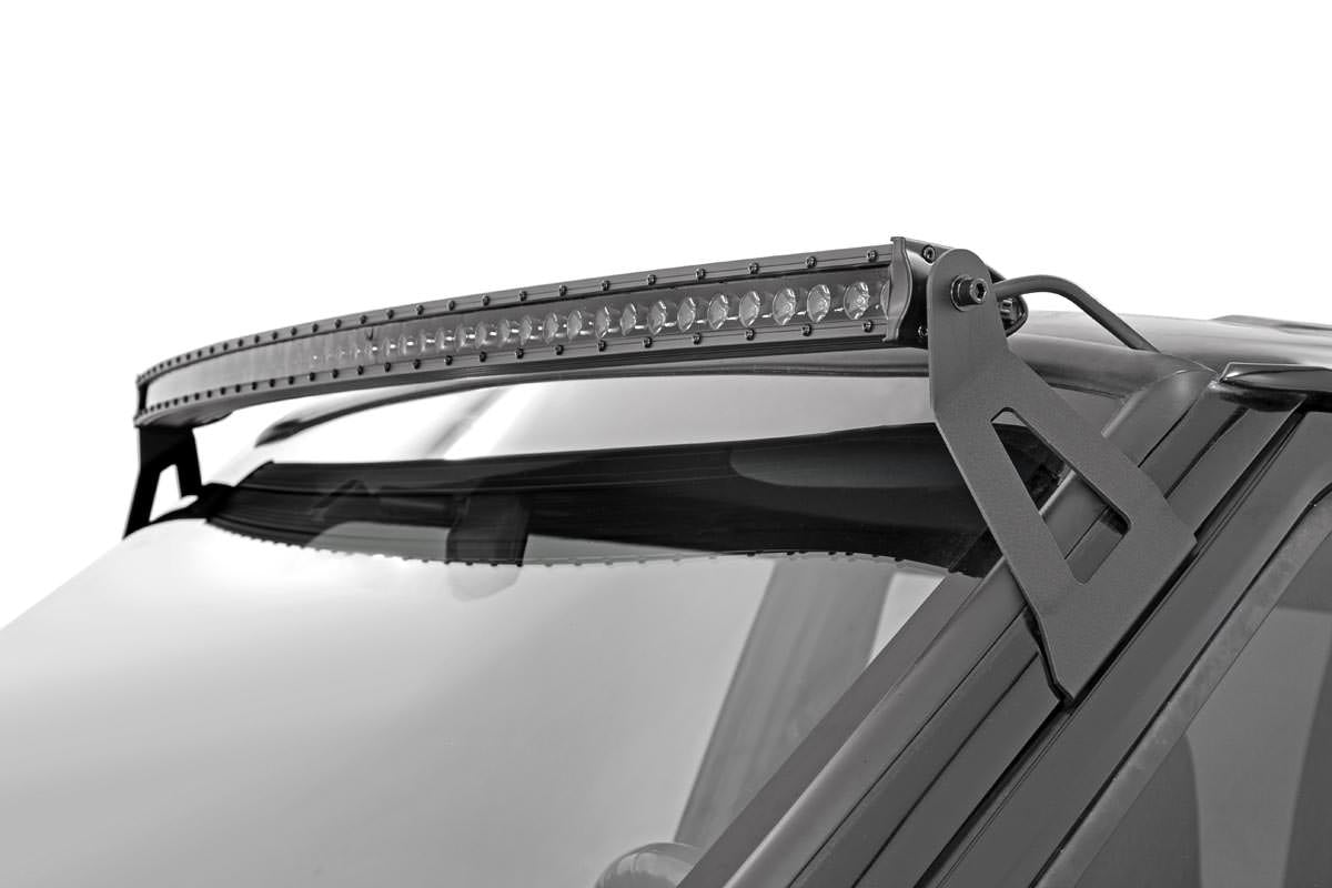 Rough Country 50-inch Curved Cree LED Light Bar-Single Row Black Series 72750BL