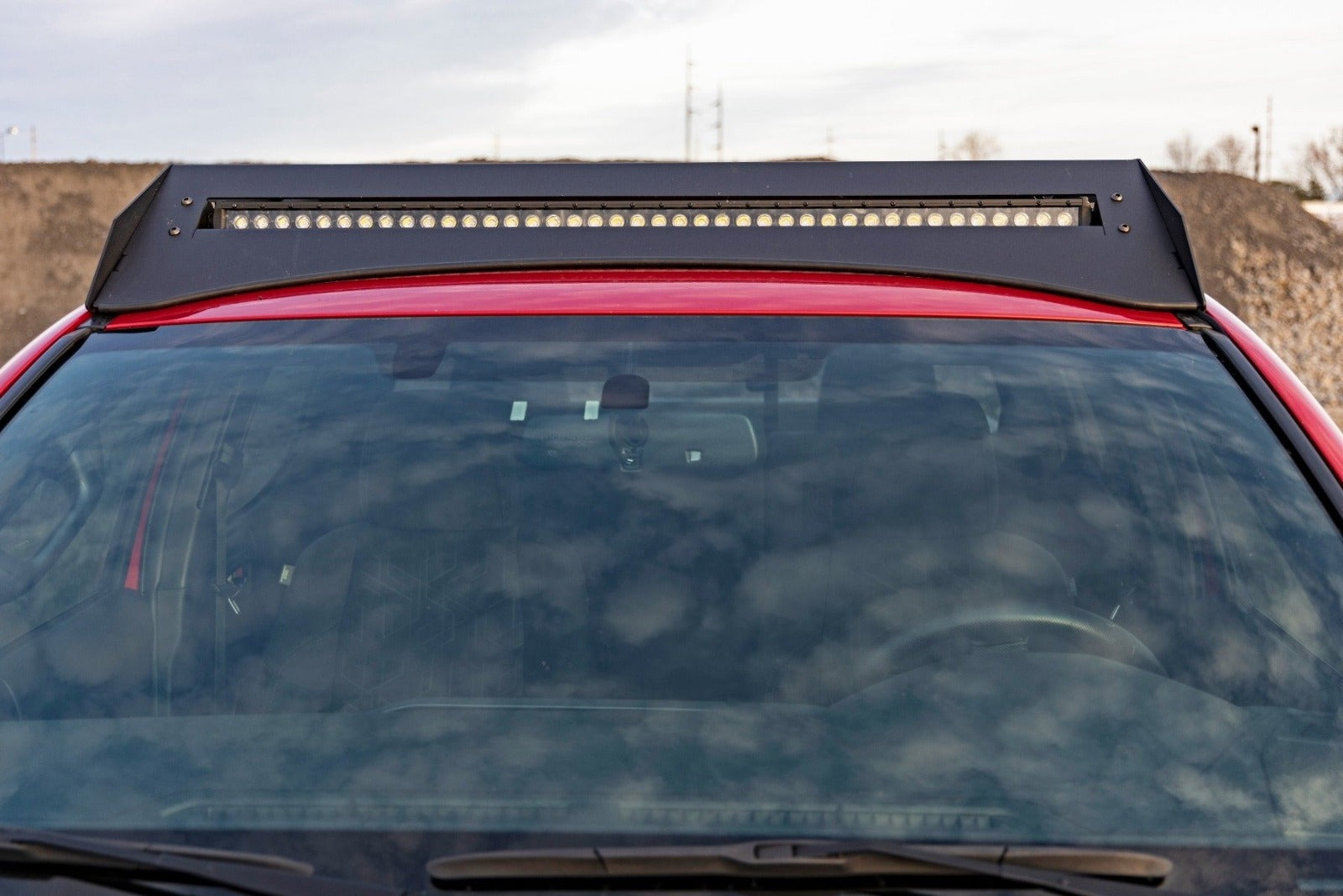 Rough Country Roof Rack w/ Front 40" LED Light for Toyota Tacoma Crew Cab 05-23