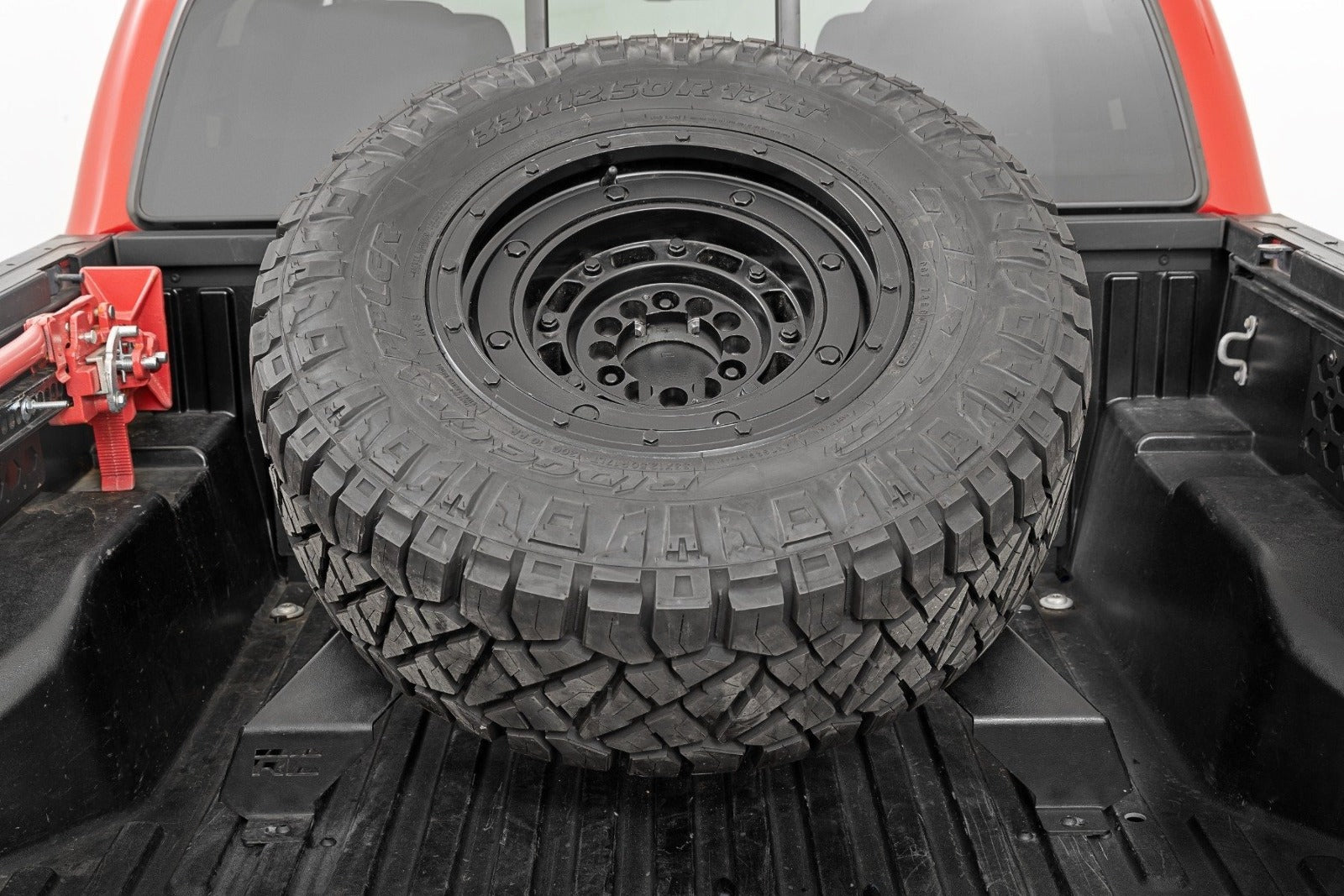 Rough Country Bed Mount Spare Tire Carrier 5x5.5 6x5.5 6x135 & 5x5.0 Patterns 73110
