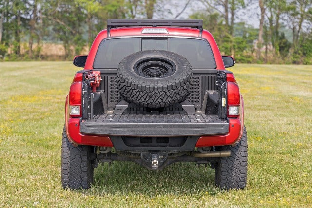 Bed Mount Spare Tire Carrier 5x5.5 6x5.5 6x135 & 5x5.0 Patterns 73110