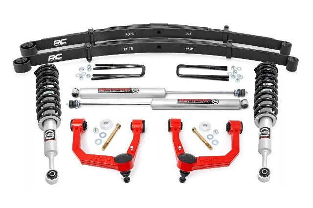 Rough Country 3.5" Lift Kit UCA N3 Struts for Toyota Tacoma 4wd 05-23 74232RED