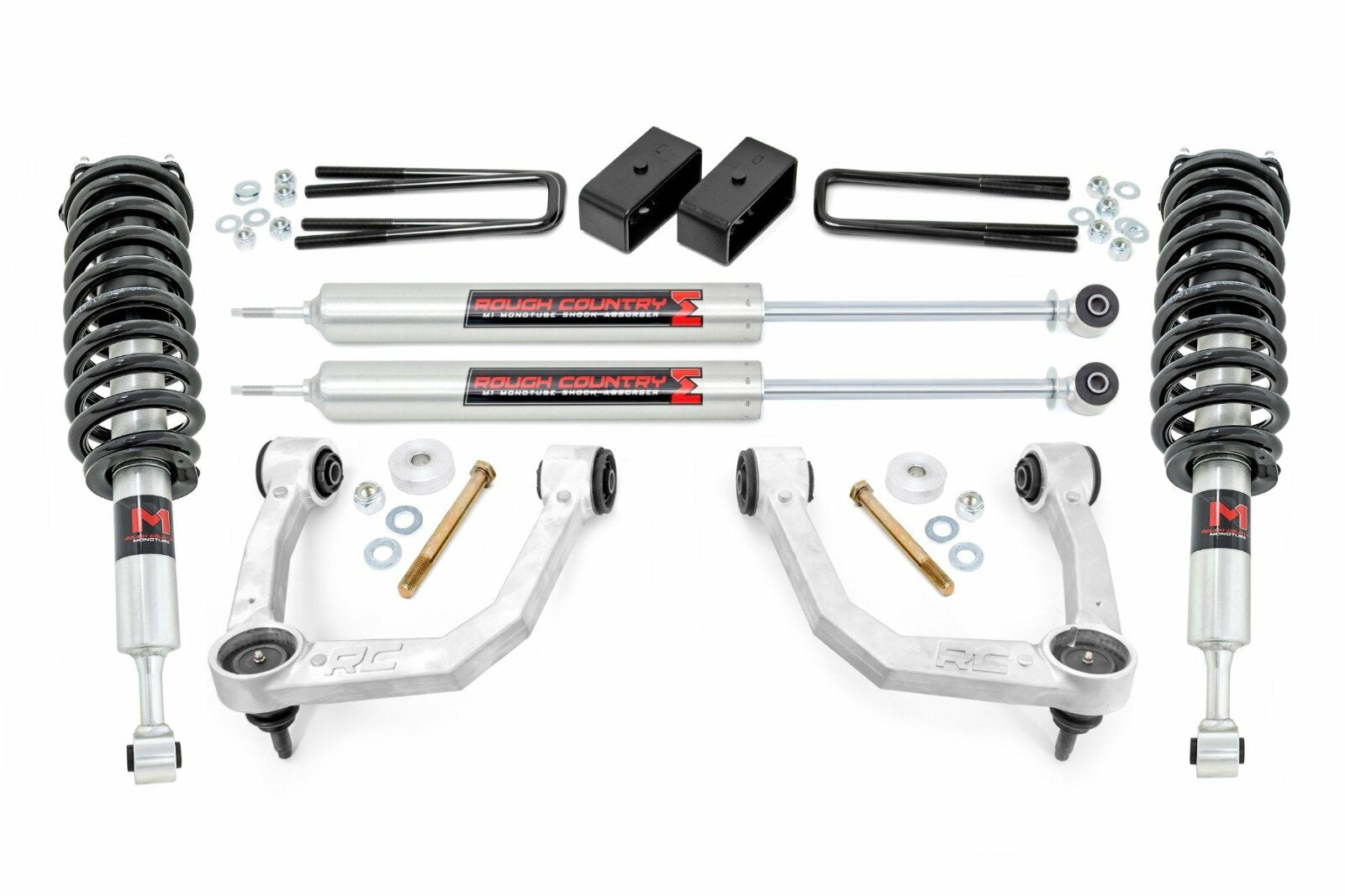 Rough Country 3.5" Lift Kit UCA M1 Struts For Toyota Tacoma 2WD/4WD 05-22 -1