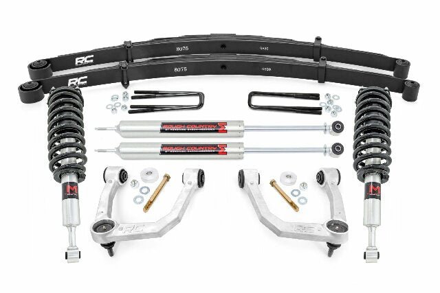 Rough Country 3.5" Lift Kit UCA M1 Struts For Toyota Tacoma 05-23 74241