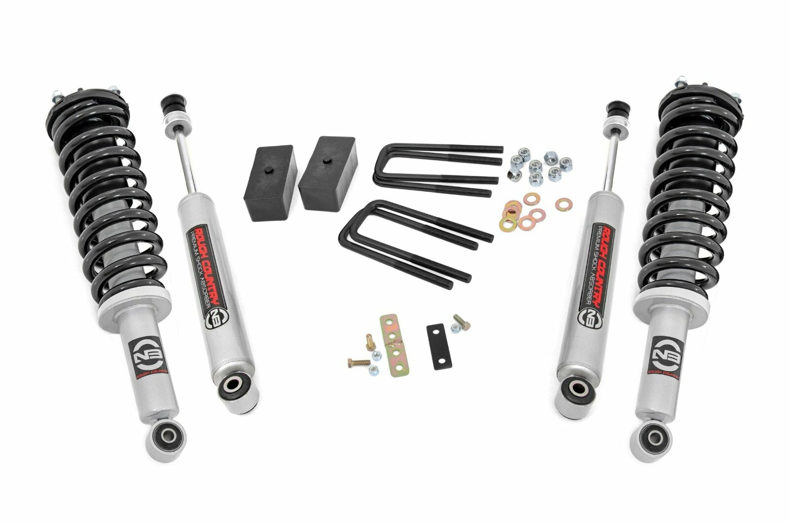 Rough Country 2.5in Suspension Lift Kit w/ Struts/Shocks For Toyota Tundra -1