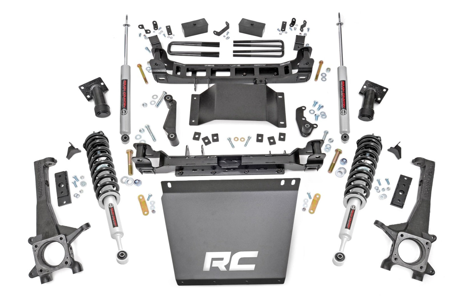 Rough Country 4" Lift Kit N3 Struts for Toyota Tacoma 16-23 -1
