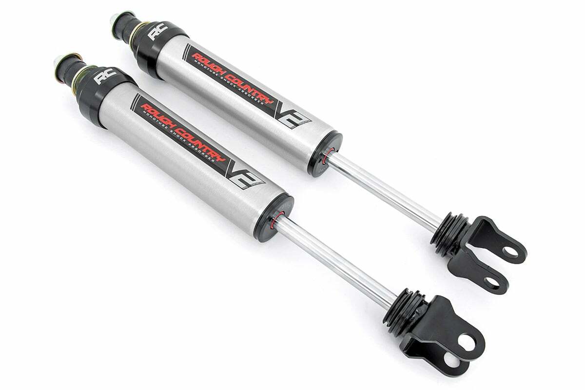 Rough Country Chevy/GMC Silverado/Sierra 1500 4WD 99-06 V2 Front Shocks 0-3" -1