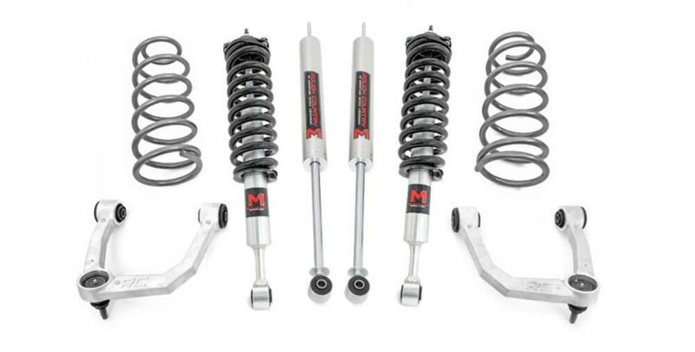 Rough Country 3" Lift Upper Arms RR Coils M1 Struts for Toyota 4Runner 10-23 -1