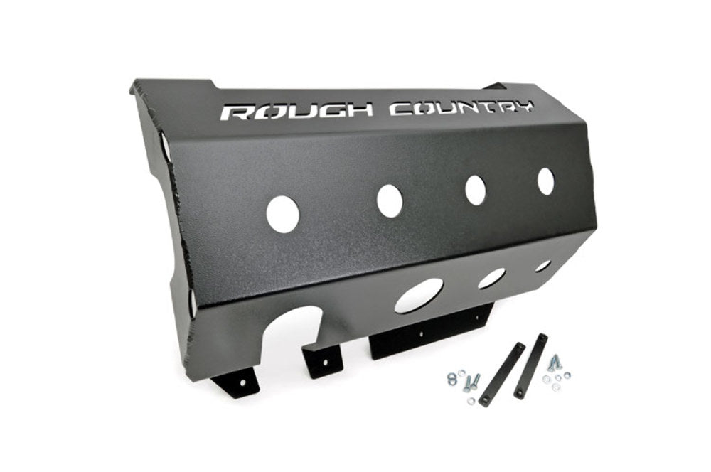 Rough Country Jeep Muffler Skid Plate 07-18 Wrangler JK 779