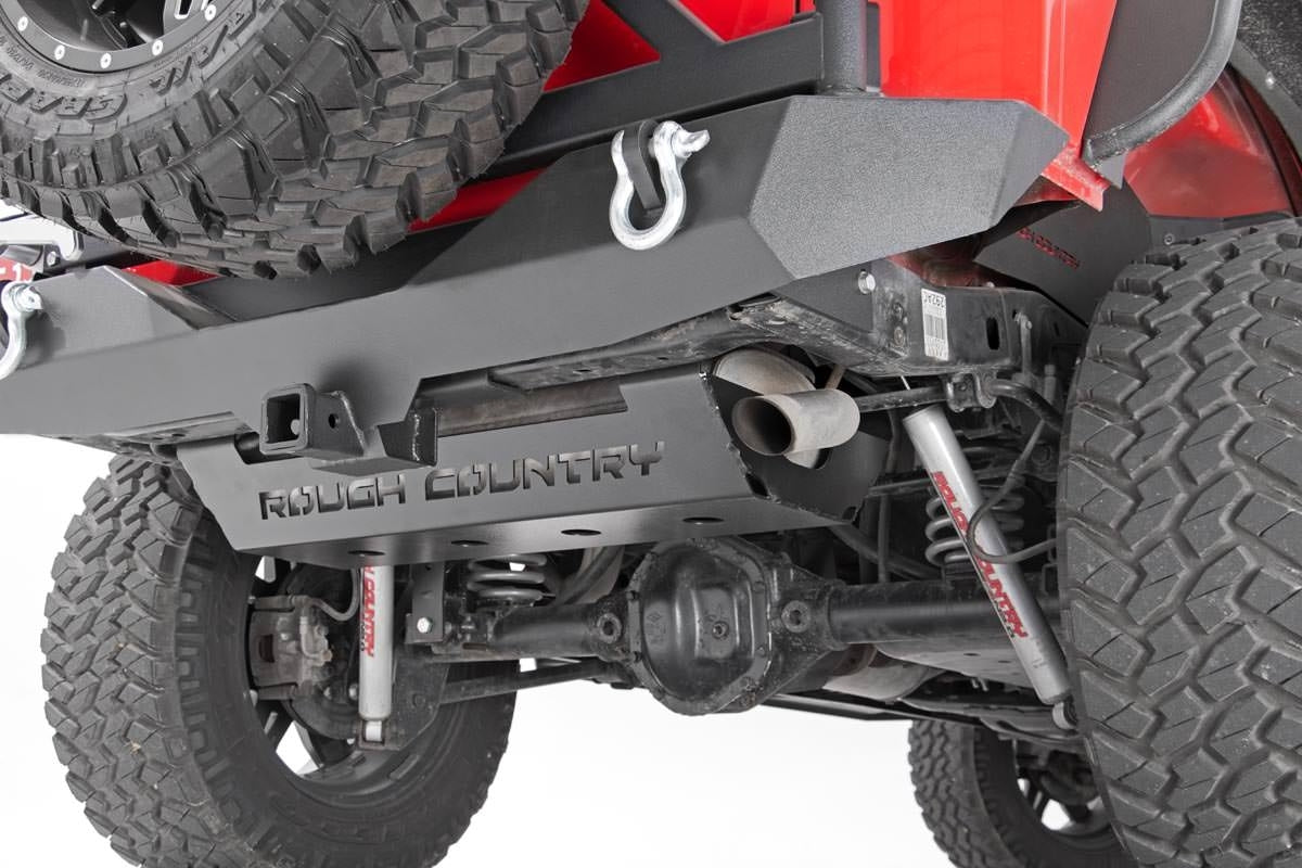 Rough Country Jeep Muffler Skid Plate 07-18 Wrangler JK 779