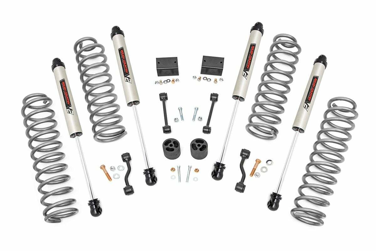 Rough Country 2.5" Lift Kit Coils V2 for Jeep Wrangler Unlimited 4WD 2024 -1
