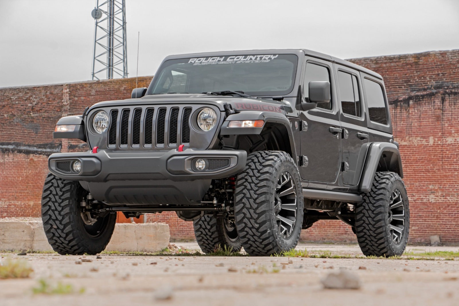 Rough Country 2.5" Lift Kit Coils for Jeep Wrangler Unlimited Rubicon 2024 -4