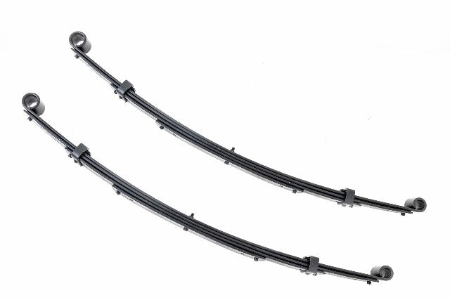 Rough Country Front Leaf Springs 2" Lift Pair GMC 1/2 Suburban 4wd 1973-1991 8000Kit