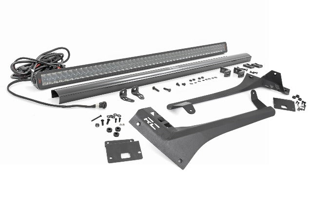Windshield Mount w/50" Dual Row LED Spectrum Series Jeep JL/JT 80069