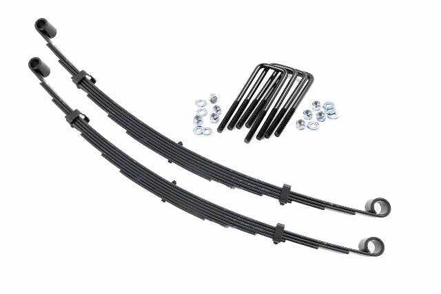 Rough Country Front Leaf Springs 4" Lift Pair For Ford F-250 4wd 1977-1979 8013Kit