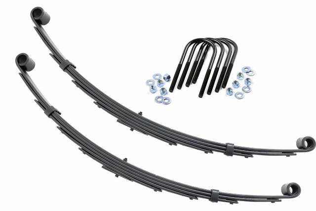 Rough Country Front Leaf Springs 6" Lift Pair GMC C15/K15 Truck 73-87 Suburban 8015Kit