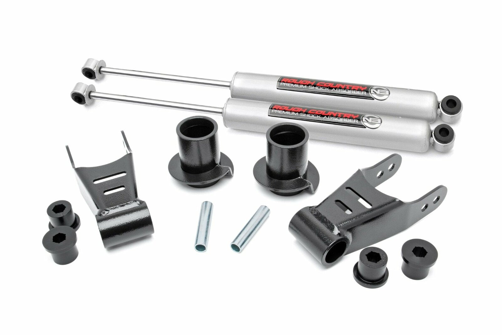 Rough Country suspension Lowering Kit 2" F 2" R for Ford F-150 2WD 09-14 -80230 -1