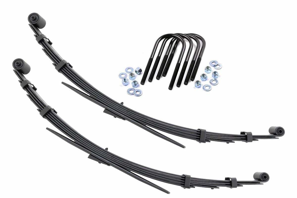 Rough Country Rear Leaf Springs 3" Lift For Jeep Grand Wagoneer 84-90& 76-83 4WD -1