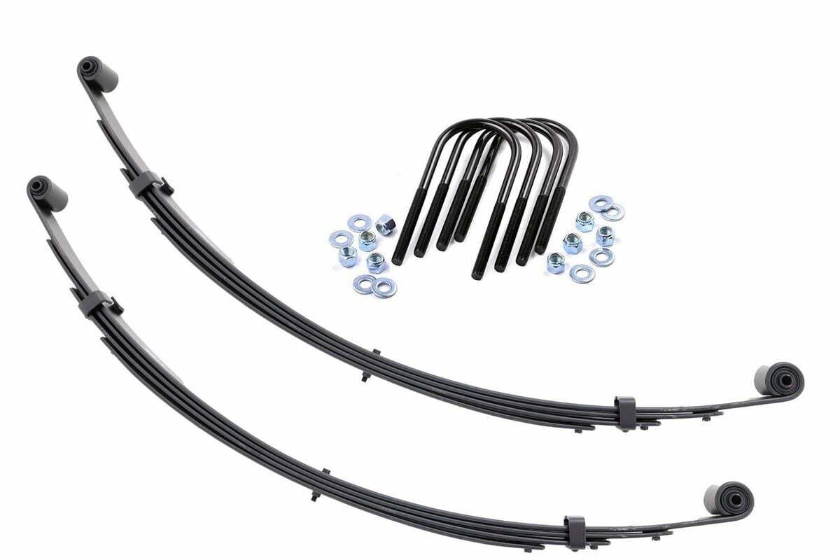 Rough Country Rear Leaf Springs 3" Lift Pair For FordExplorer 4WD 1991-1994 -1