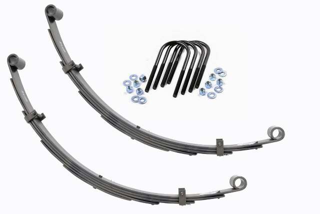 Rough Country Rear Leaf Springs 4" Lift Pair For Toyota Land Cruiser FJ40 64-80 8042Kit