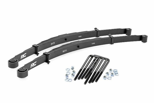 Rough Country Rear Leaf Springs 3.5" Lift Pair For Toyota Tacoma 05-22