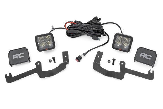 LED Ditch Mount 2" Spectrum Pair Spot Chevy Silverado 1500 19-23 80841