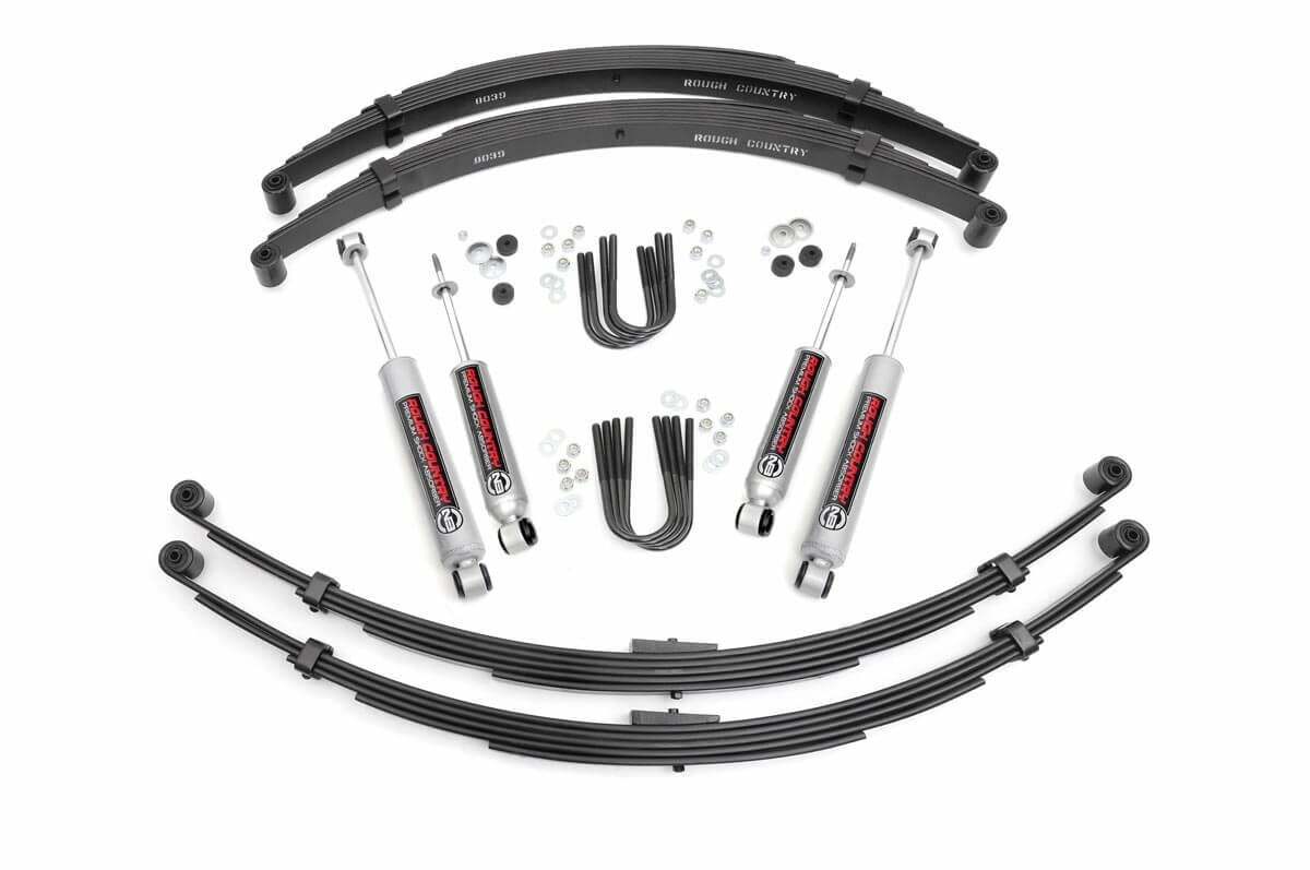 Rough Country 2.5inch International Scout II Suspension Lift System Leaf Spring -1