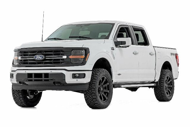 Rough Country In Channel Rain Guard Ford F-150/Lightning/F-250/350/Raptor 15-25 -3