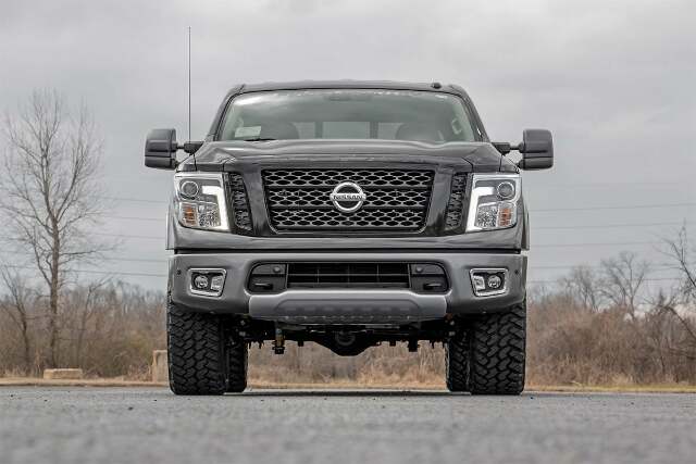 Rough Country 3" Lift Kit N3 Struts & Shocks for Nissan Titan 4wd 17-23 83431RED