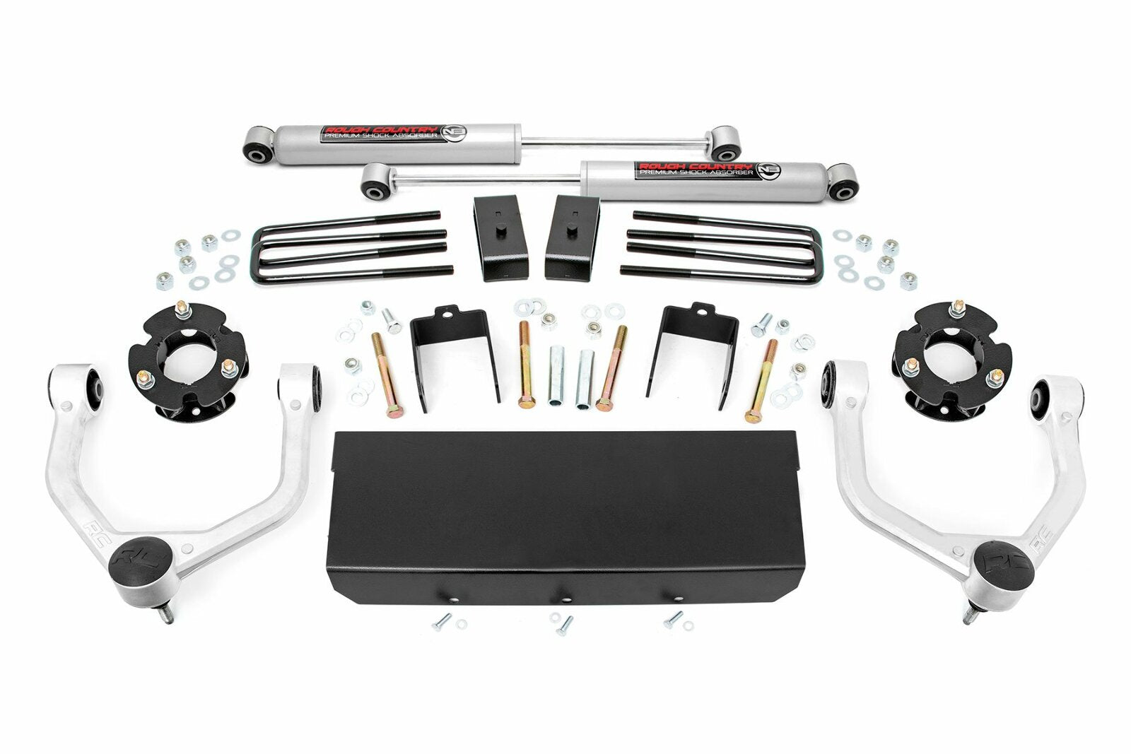 Rough Country 3in For Nissan Bolt-On Lift Kit 16-21 Titan XD 2WD/4WD -1