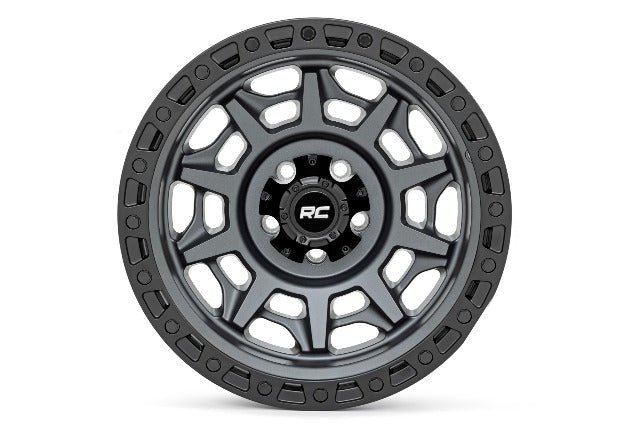 85 Series Simulated Beadlock Gunmetal Gray/Black 17x9 5x5 -12mm 85170918A