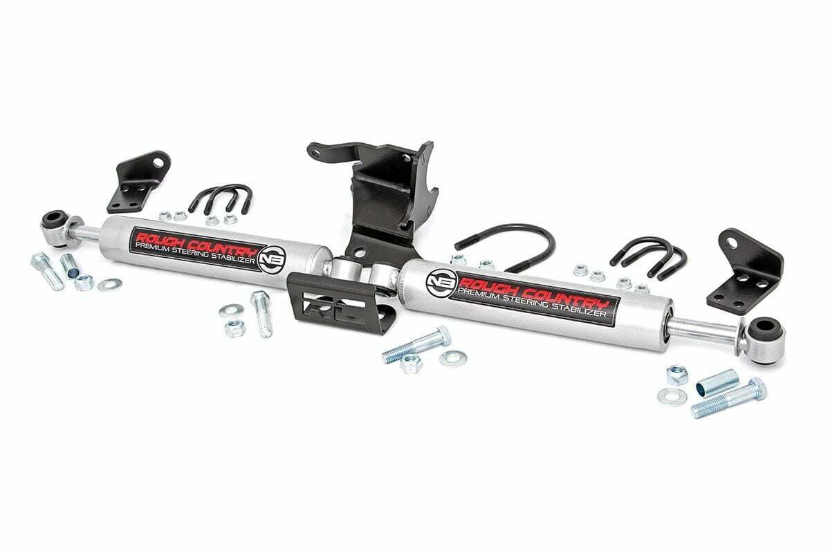 Dual N3 Steering Stabilizer Jeep Wrangler JL 18+ Gladiator JT