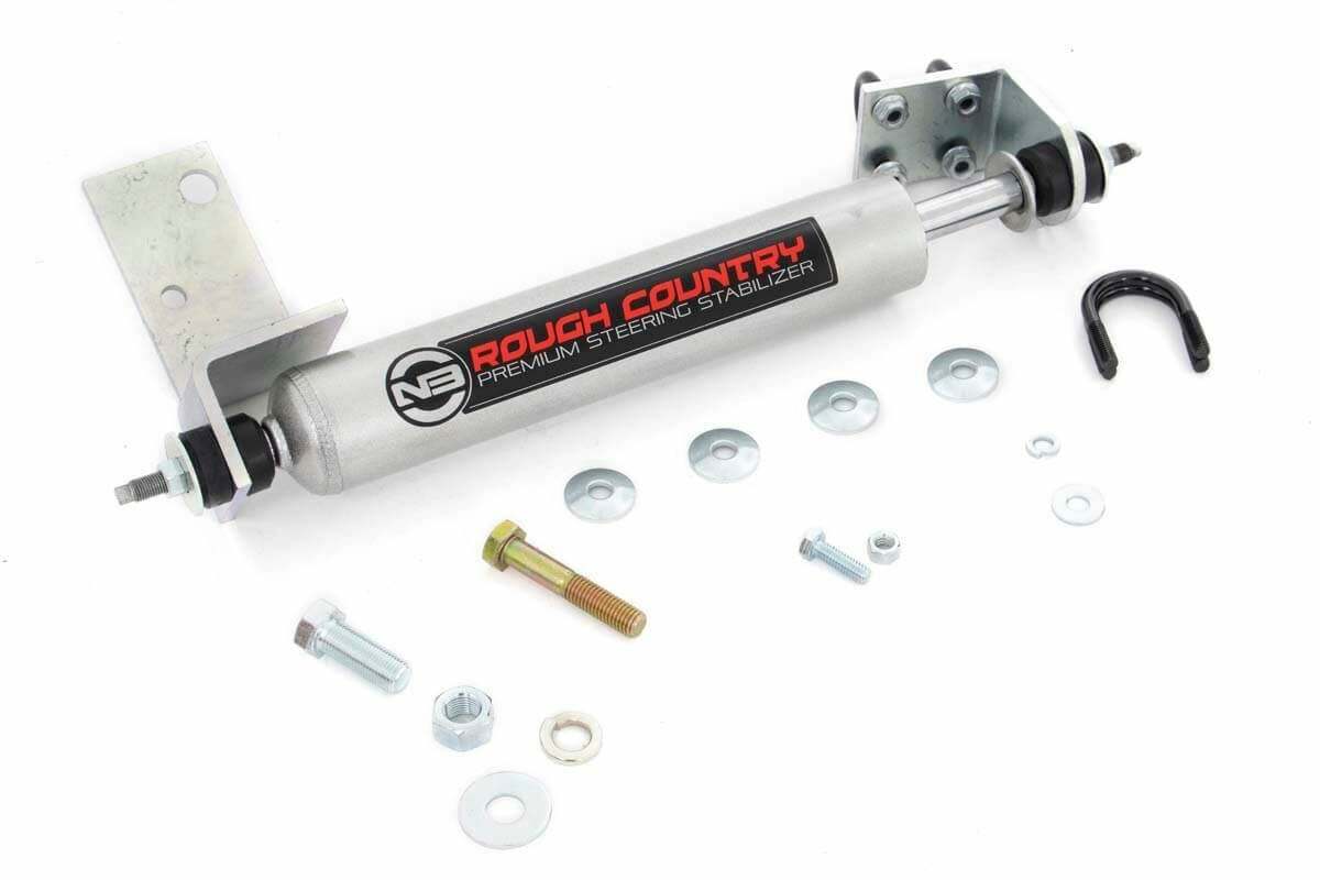 Rough Country GM N3 Steering Stabilizer 88-06 GM 1500 88-00 GM 2500 No Lift 4x4 8732630